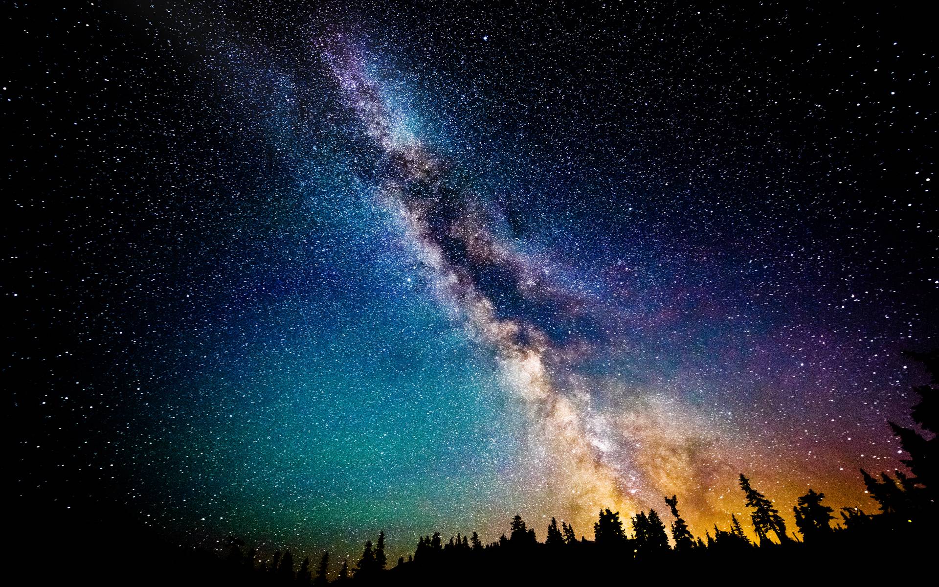 Stars Night Windows 8.1 Theme and Background. Download free
