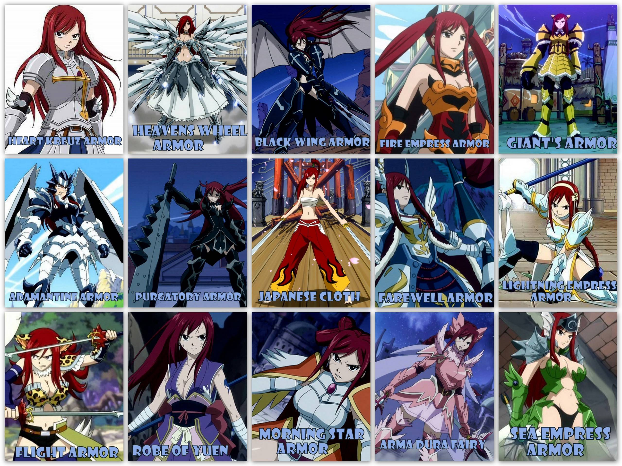 ERZA&;S ARMORS Tail Wallpaper