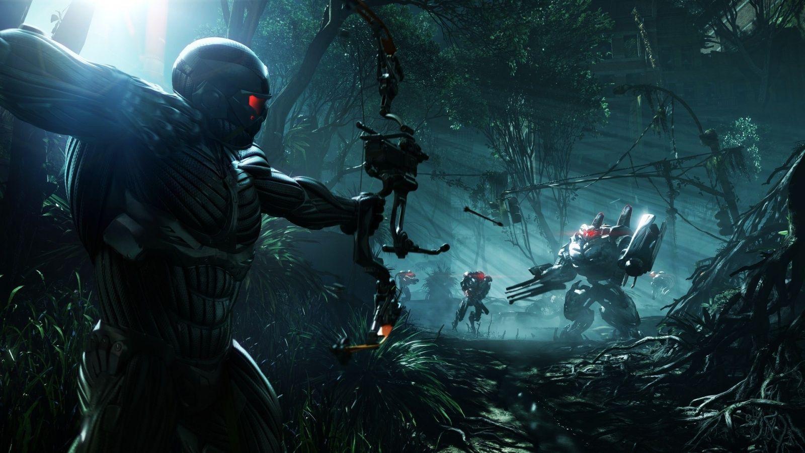Crysis 3 background in 1600x900 resolution. HD & Widescreen