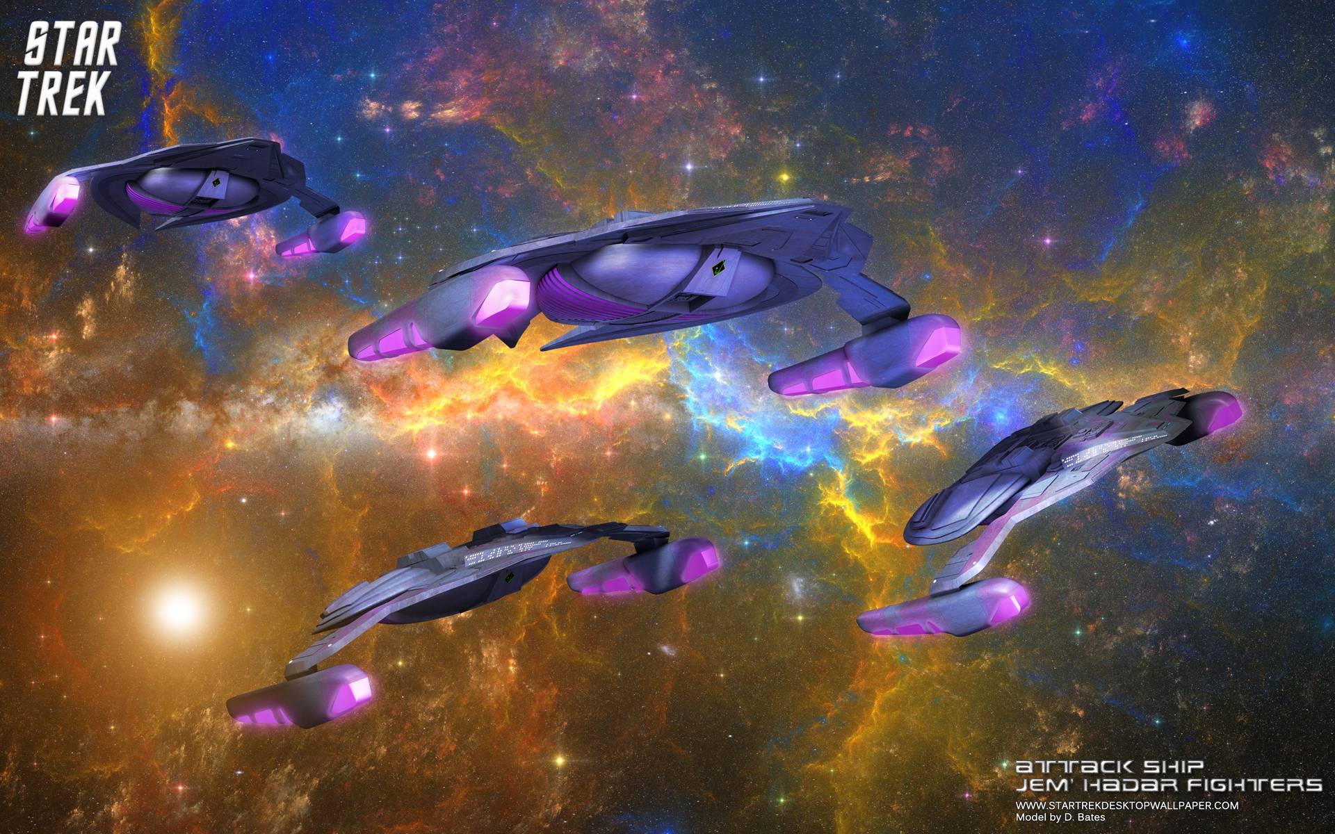 Star Trek Attack Ship Jem&;Hadar Fighters, free Star Trek computer