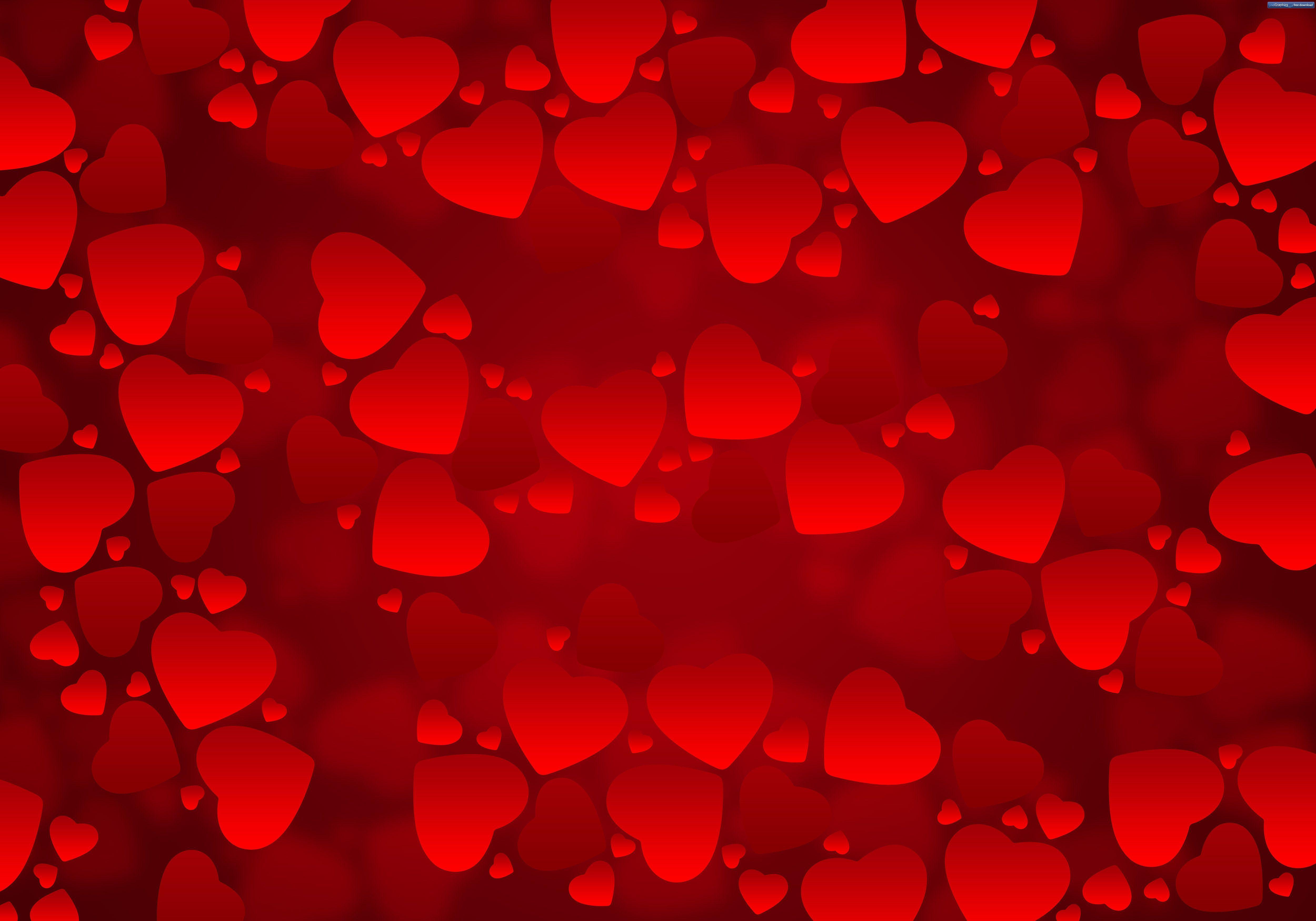 Red Heart Backgrounds - Wallpaper Cave