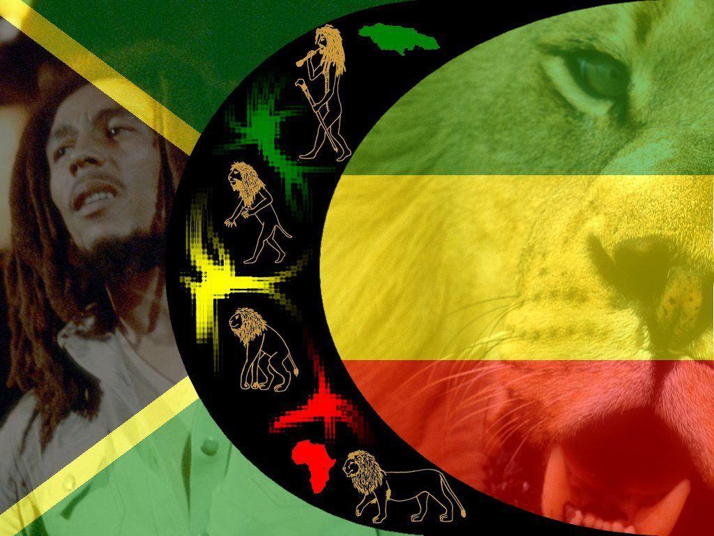 image For > Rastafarian Lion Wallpaper