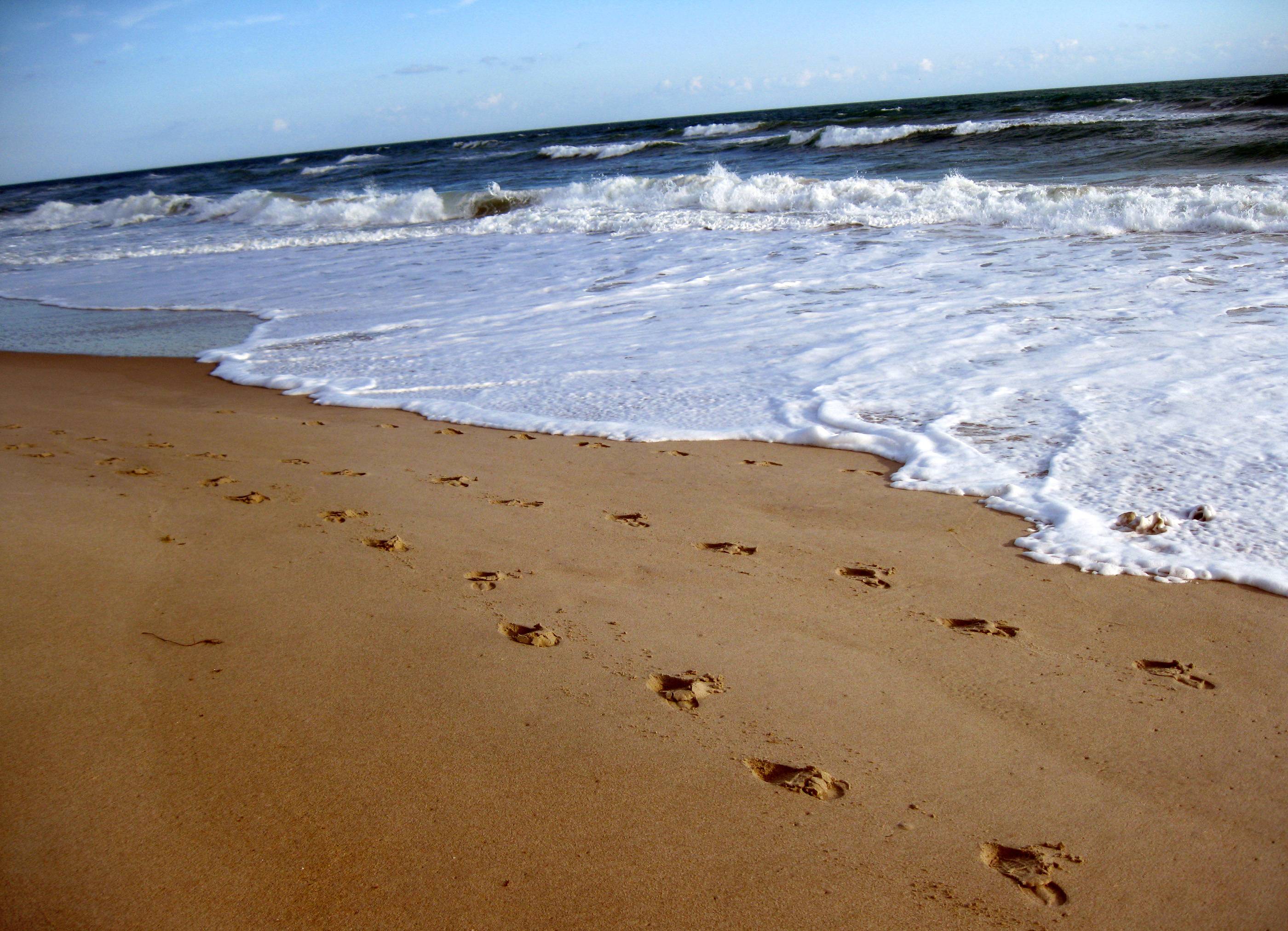 image For > Footprints In The Sand Wallpaper HD