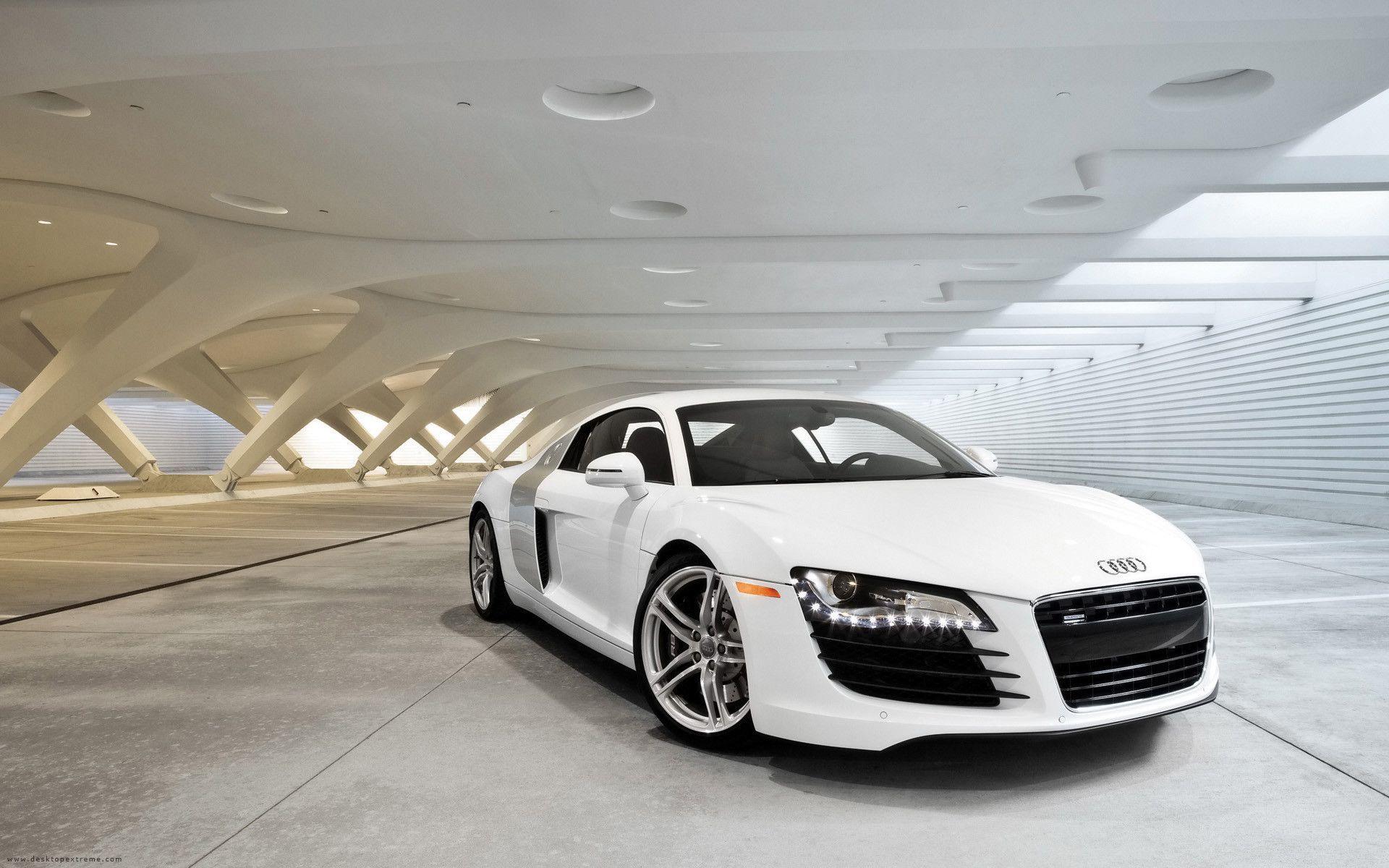 Audi R8 Wallpaper White