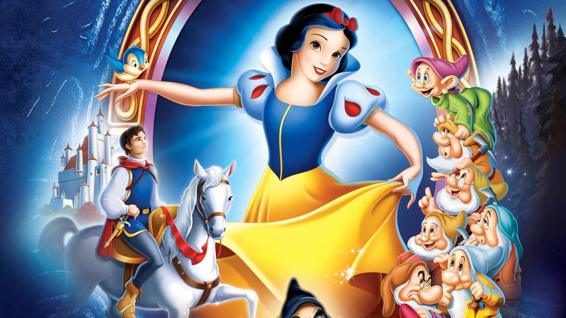 Snow White And Seven Darfs Dwarfs Online Wallpaper