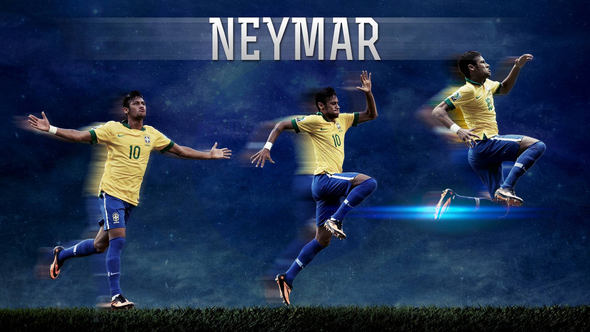 Wallpaper HD of Neymar JR Brazil 2014