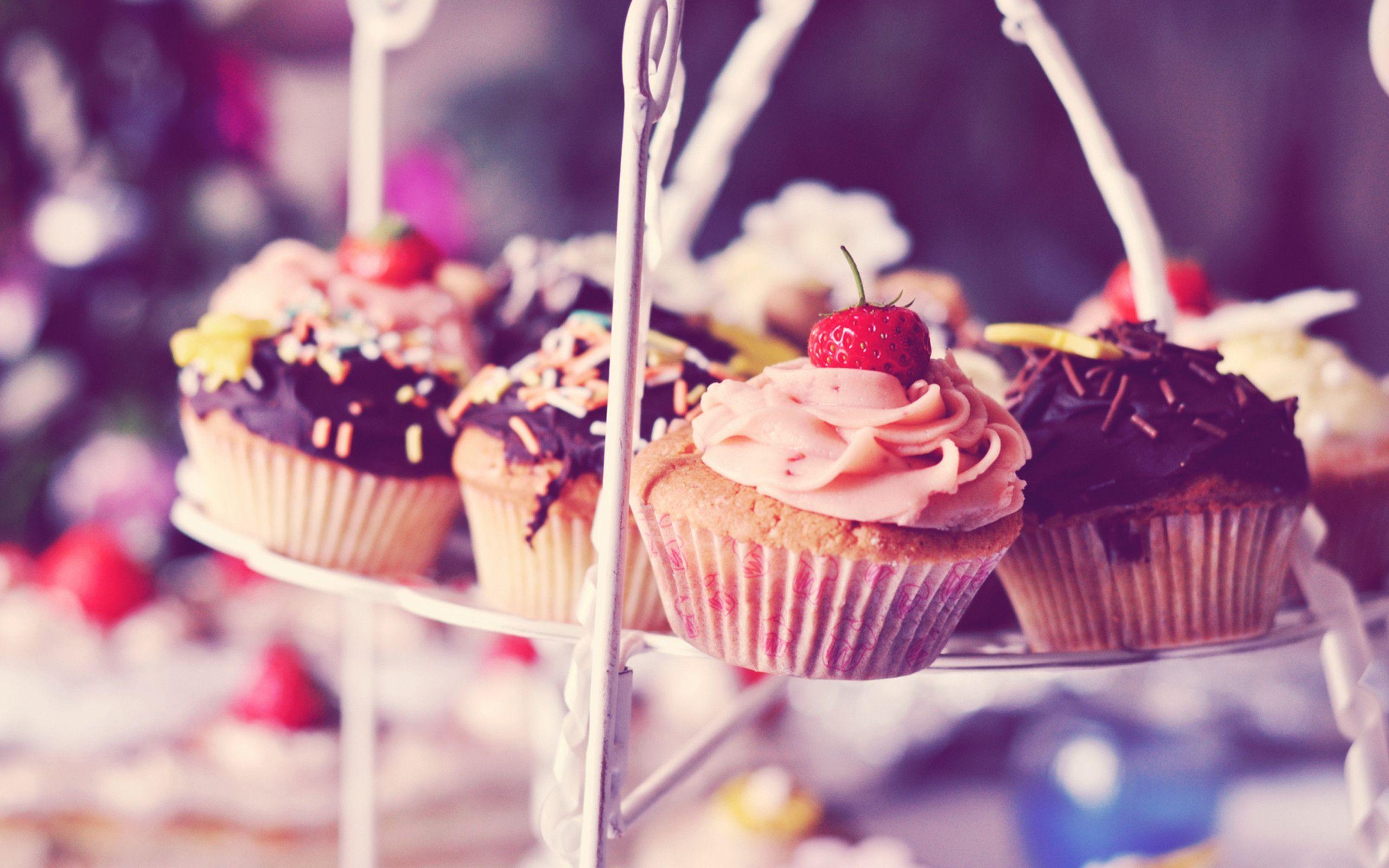 Wallpaper For > Cupcake Background