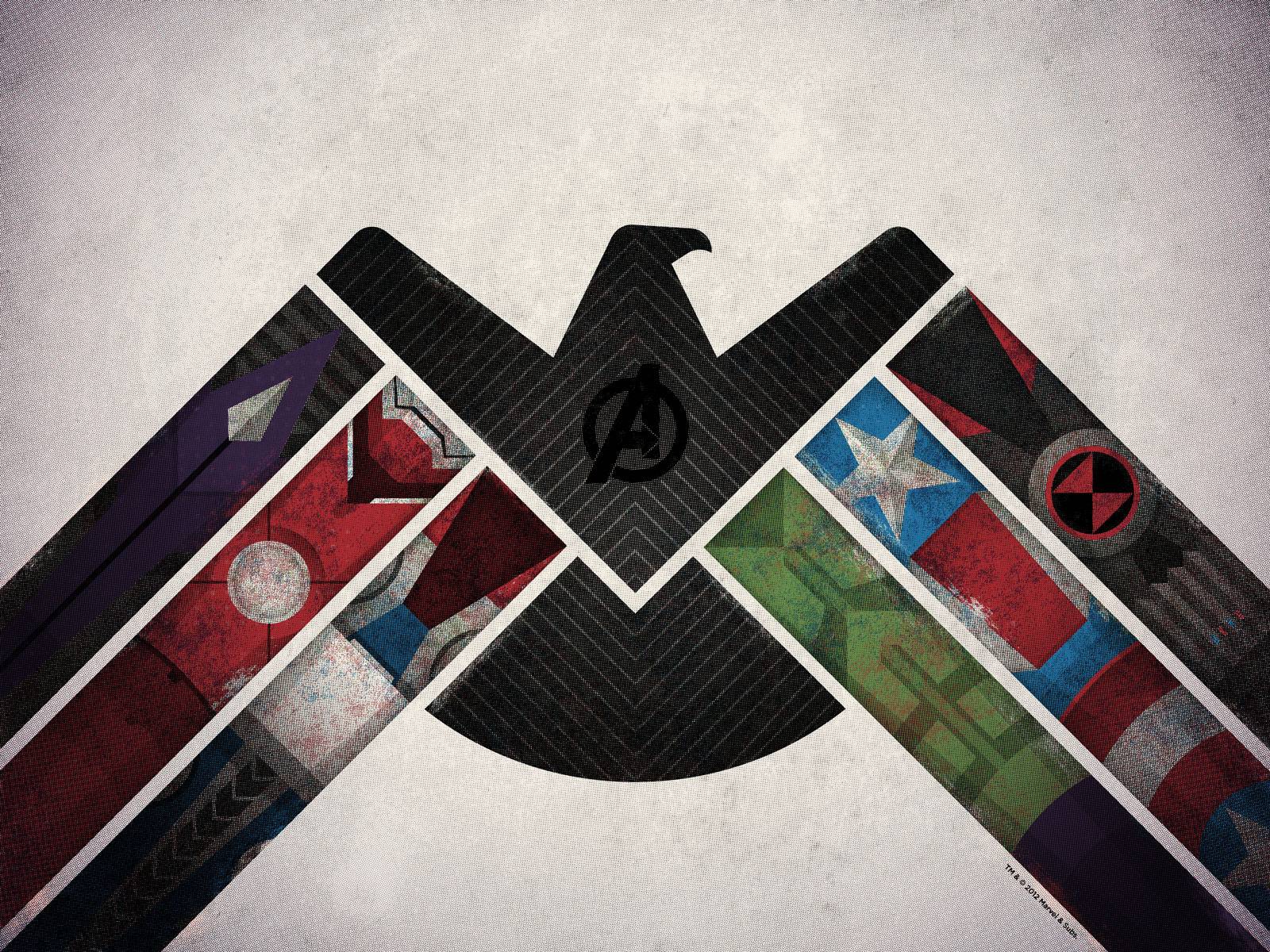 Wallpaper For > Avengers Logo Wallpaper