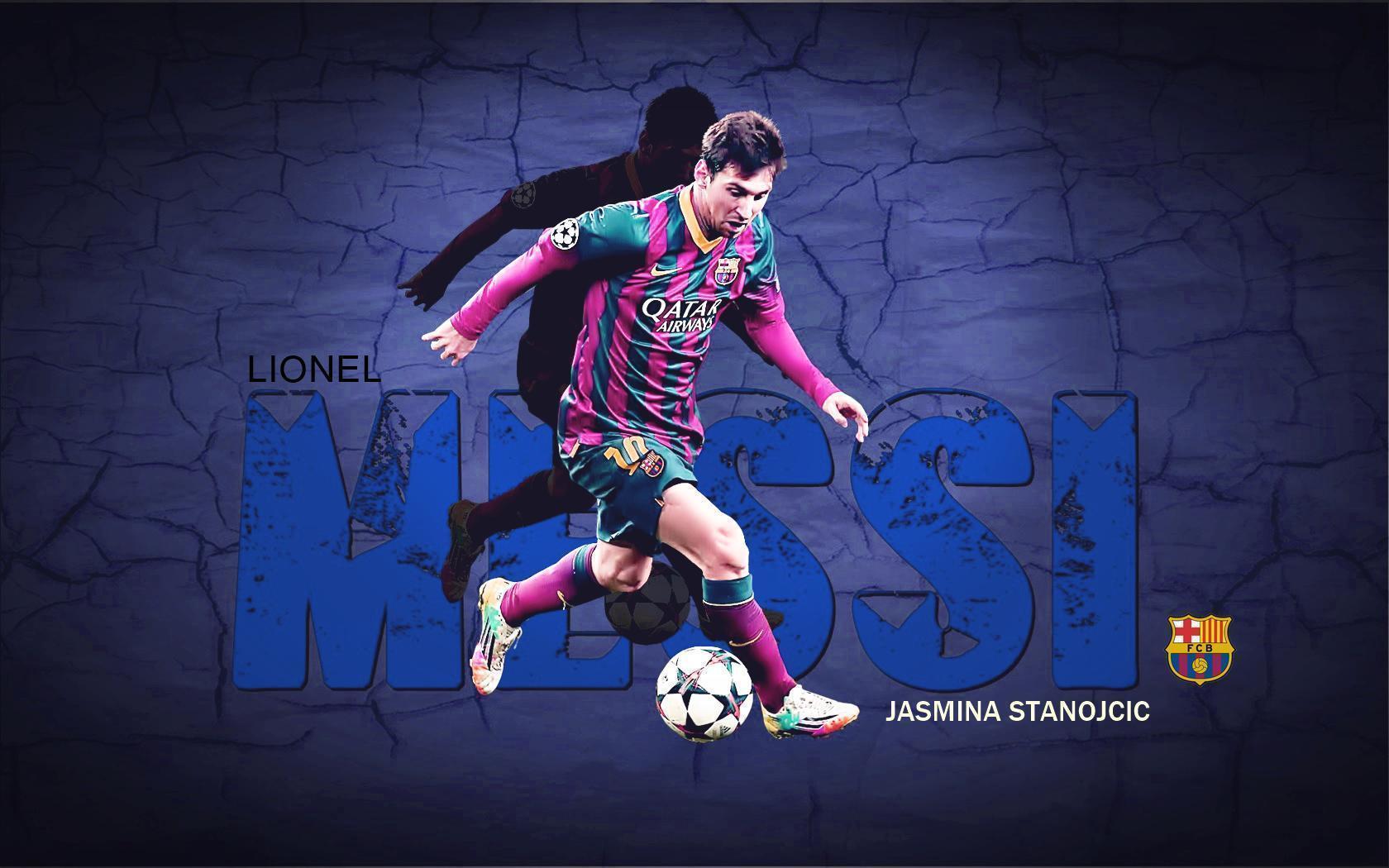Pin 1024x1024 Wallpaper Lionel Messi Football Ball Field Gate