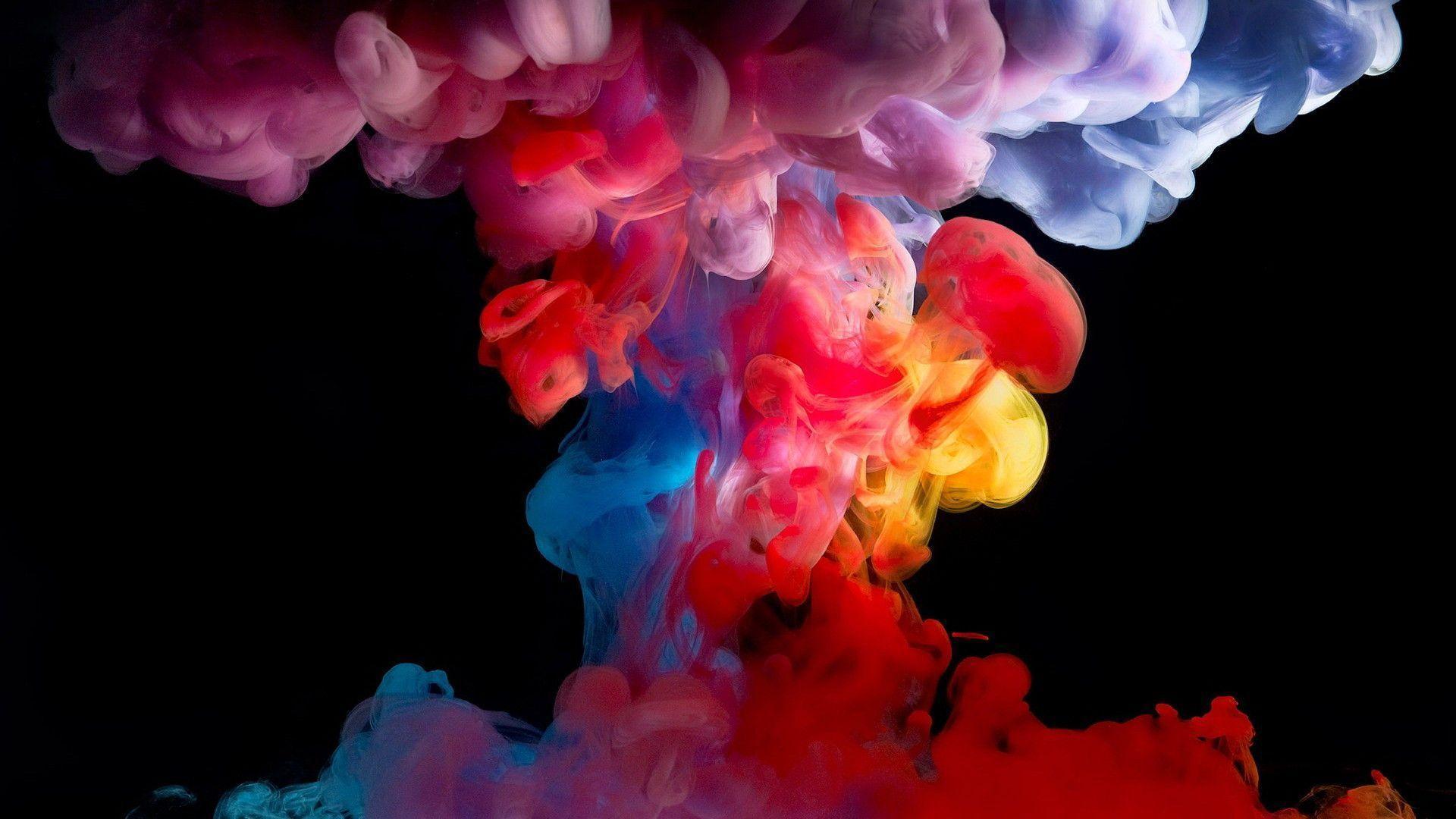 Colorful Smoke Wallpaper and Background