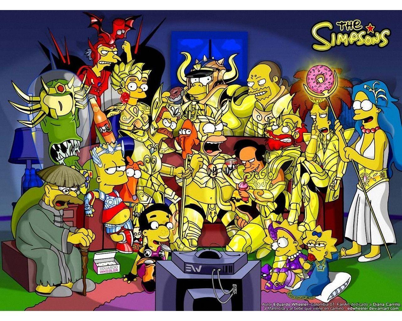 Wallpaper For > Simpsons Wallpaper iPhone