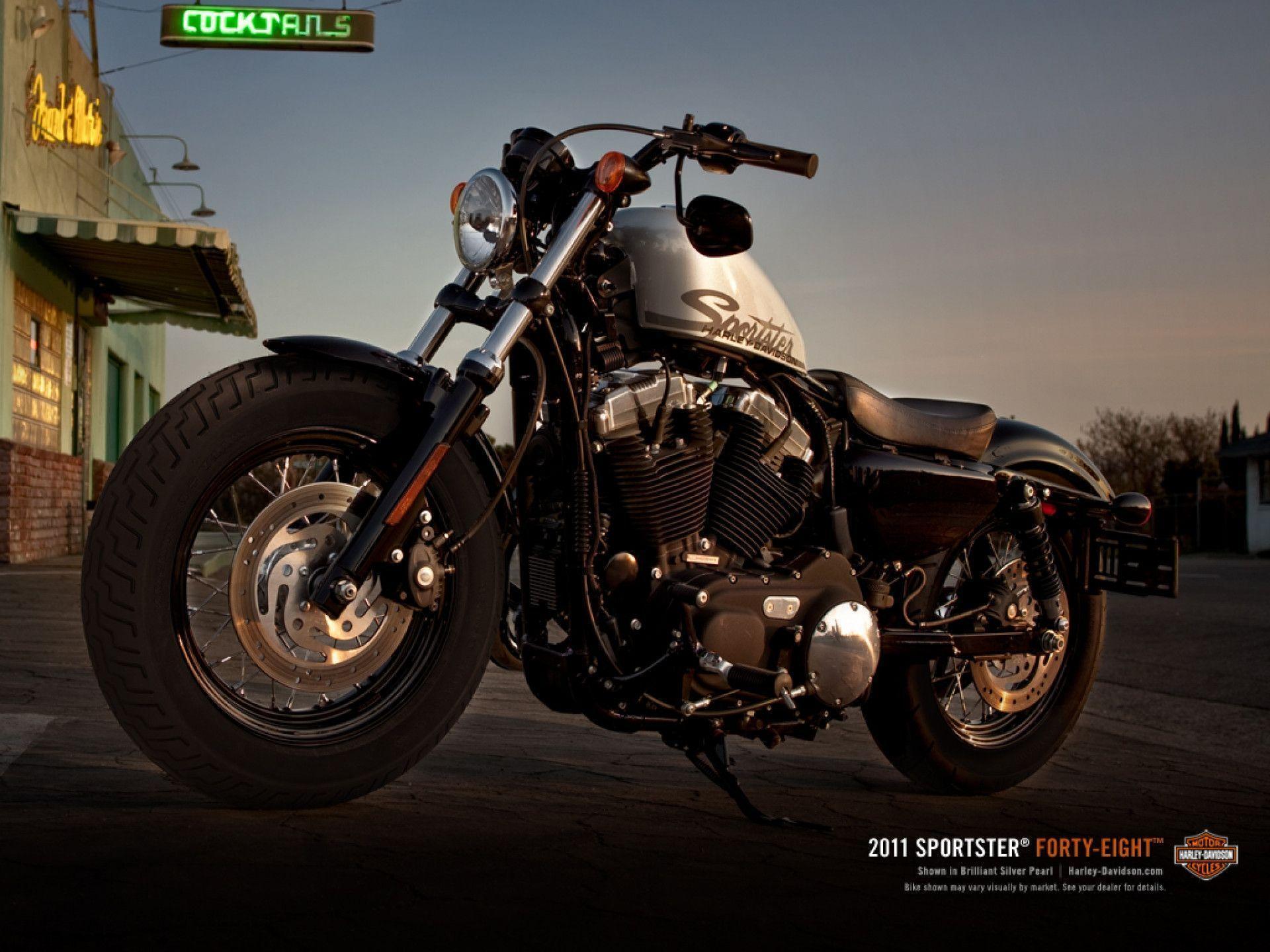 Harley Davidson Forty Eight Wallpaper Wide