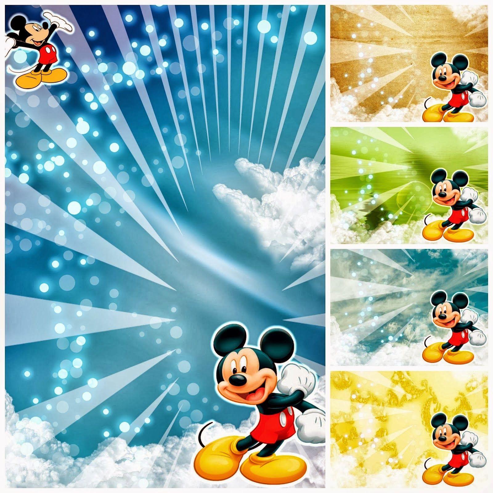 Animals For > Mickey Mouse Background