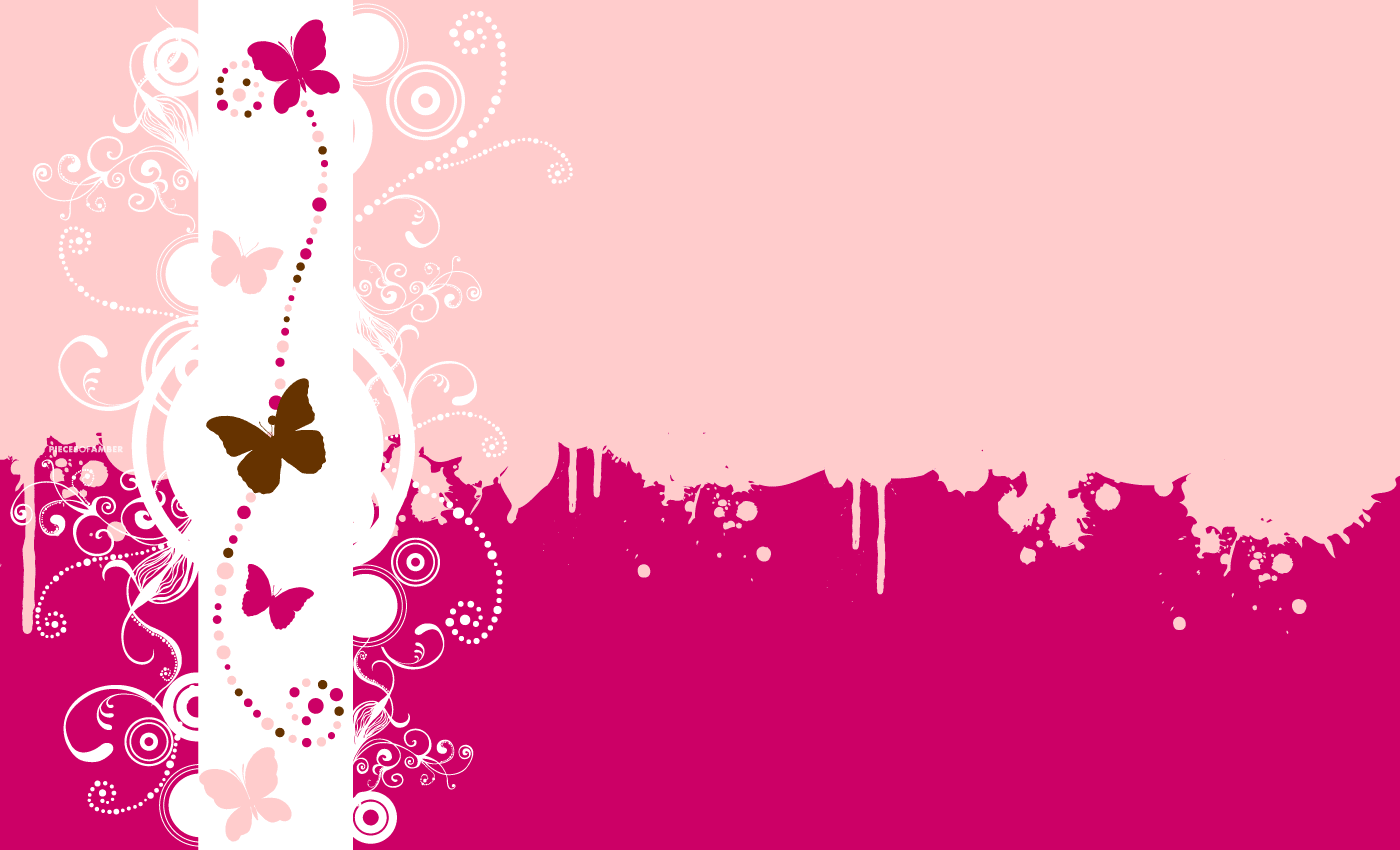image For > Pink Butterfly Gif
