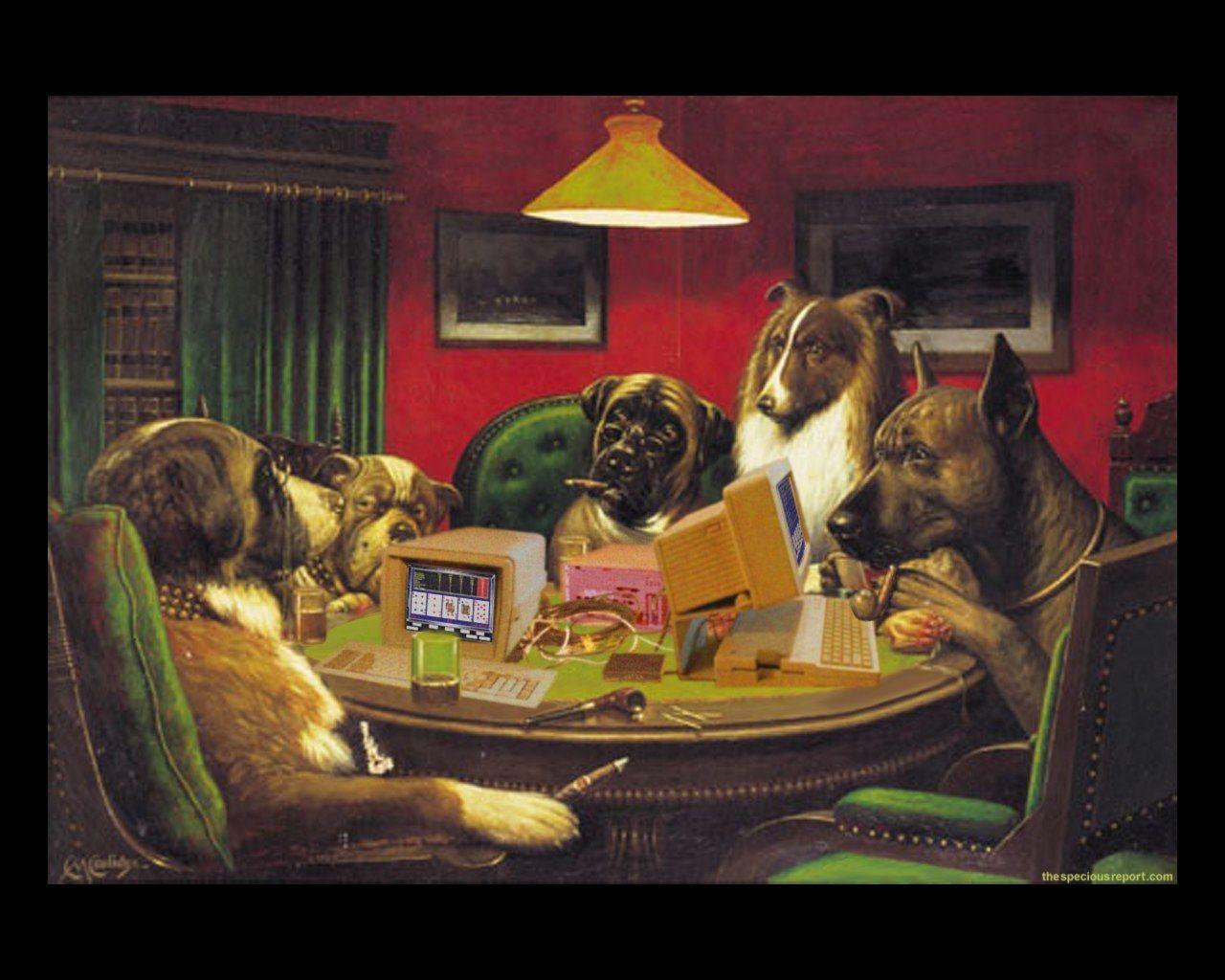 Dogs Playing Poker Wallpapers - Wallpaper Cave