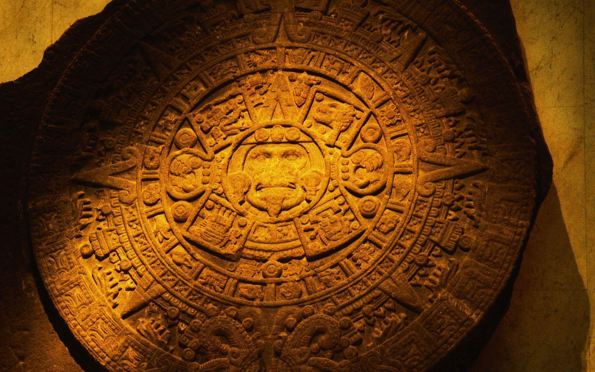 Aztec Calendar Stone Wallpaper 1920x1200