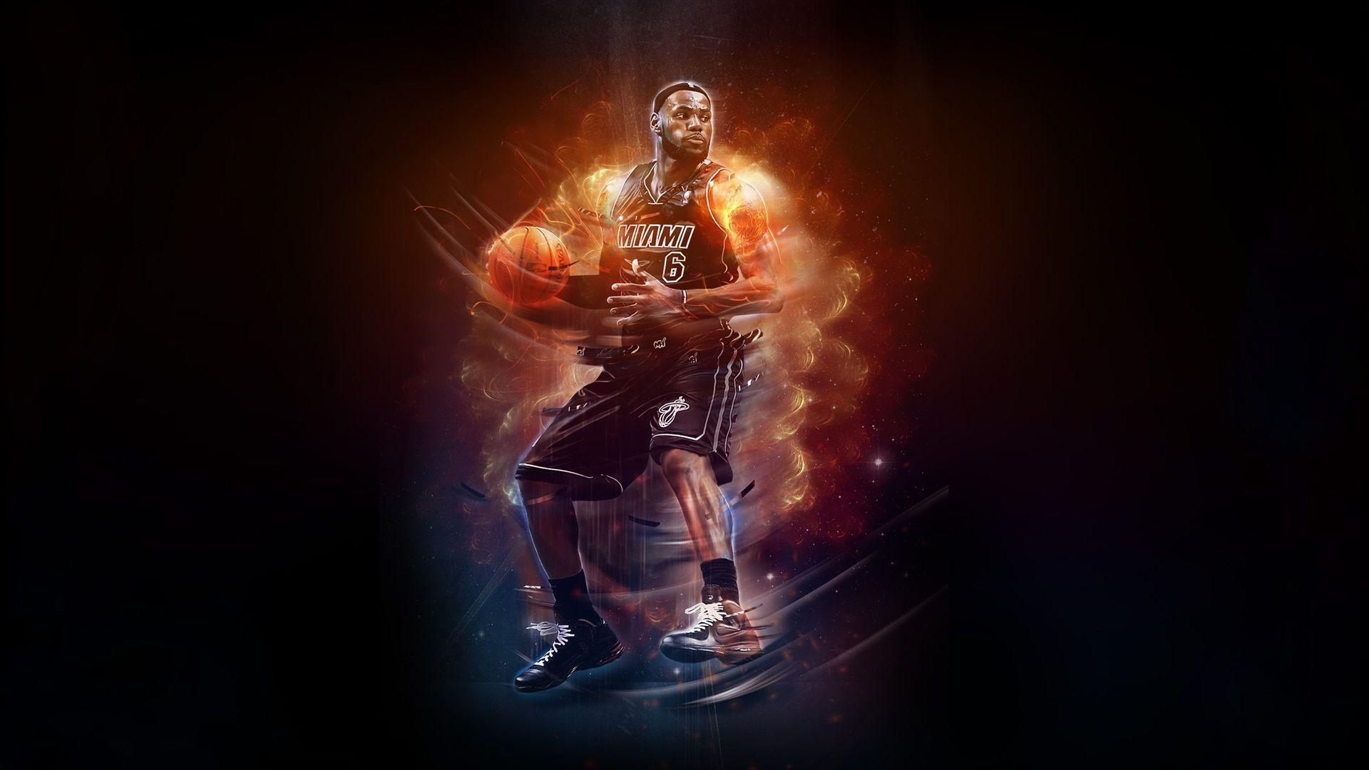 Cool LeBron James Miami Heat HD Wallpaper. TanukinoSippo