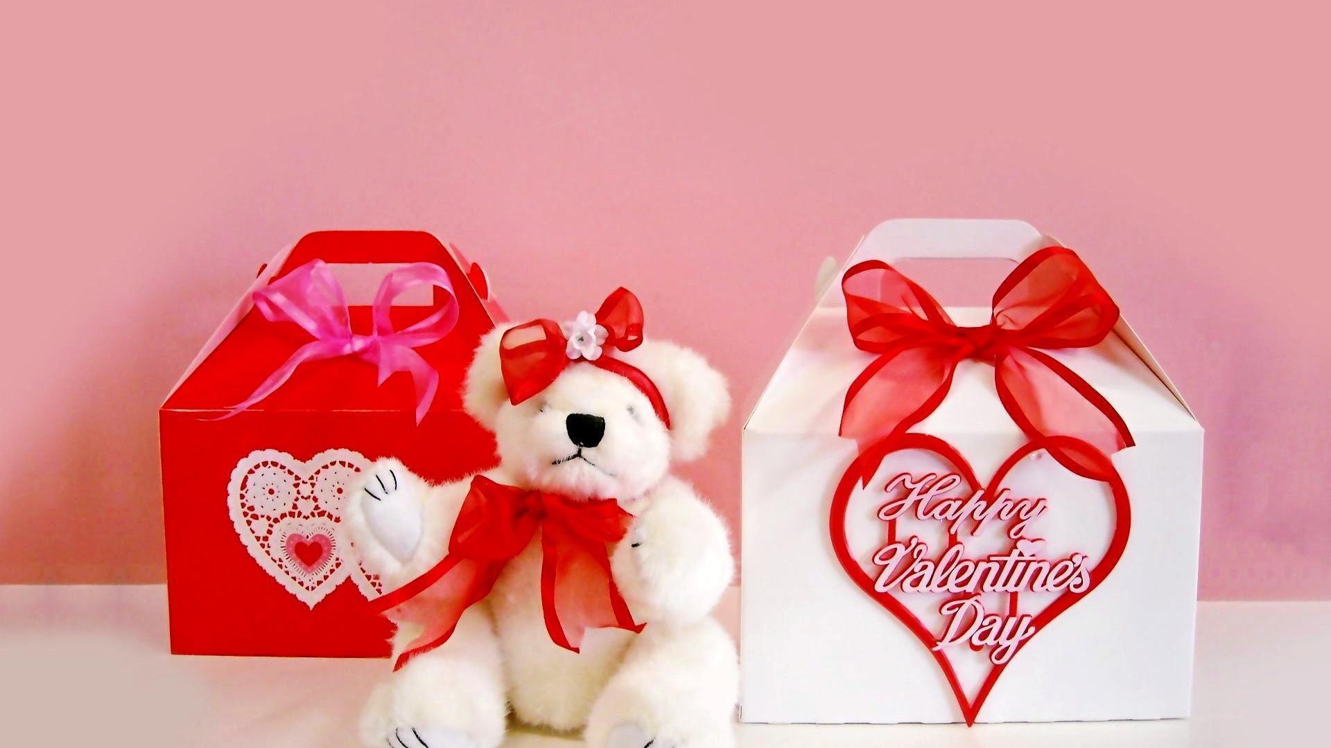 Happy Valentines Day Gifts Full HD Wallpaper Wallpaper