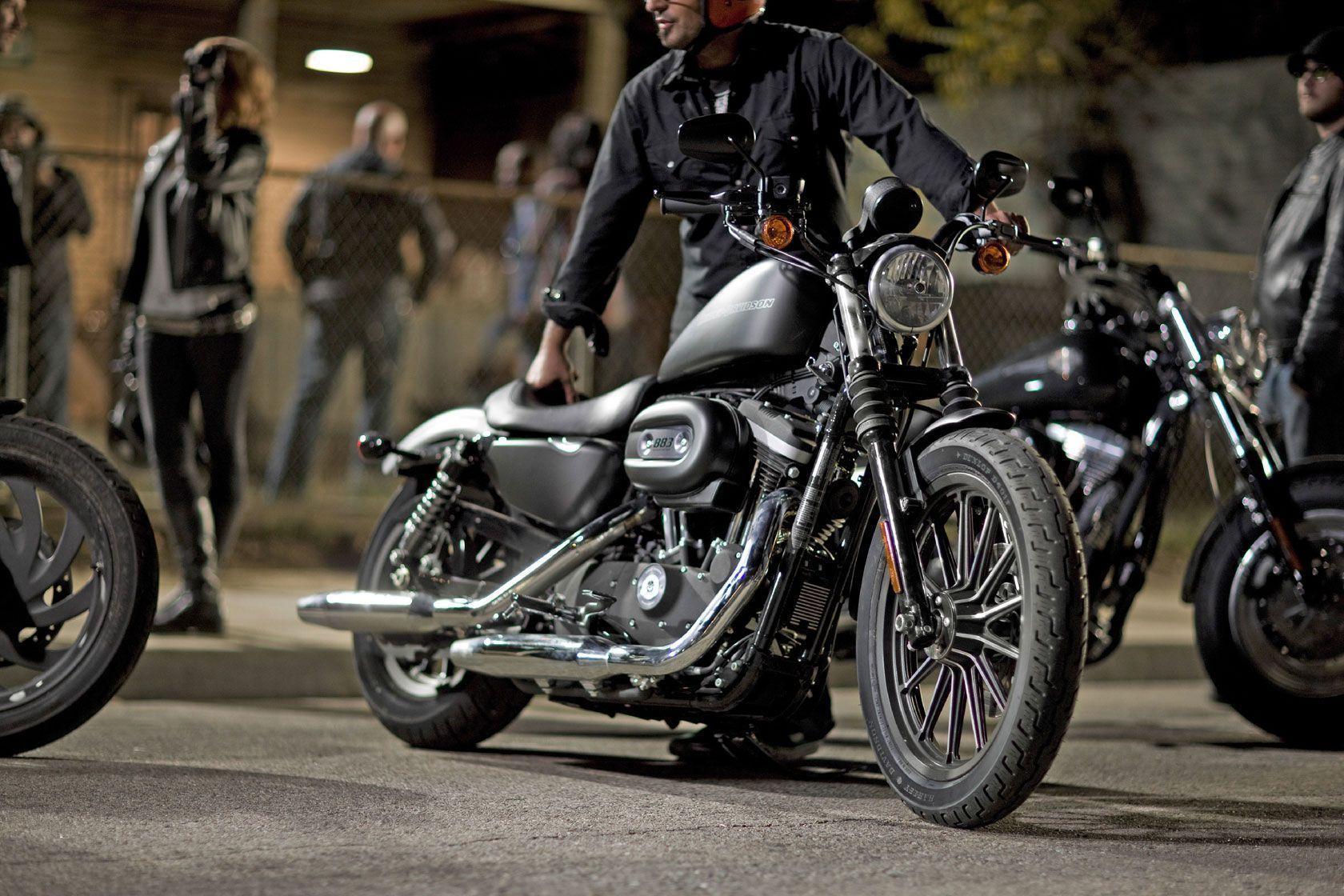 Harley Davidson Motorcycles Sportster 883 Image 6 HD Wallpaper