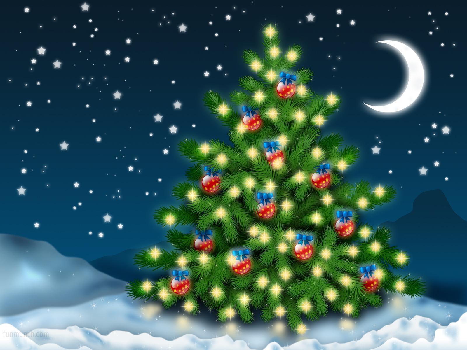 Bright Christmas Lights Colors Wallpaper
