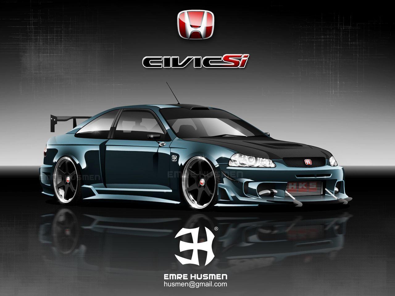 Honda Civic SI Custom WallpaperWallpic.us. High Definition