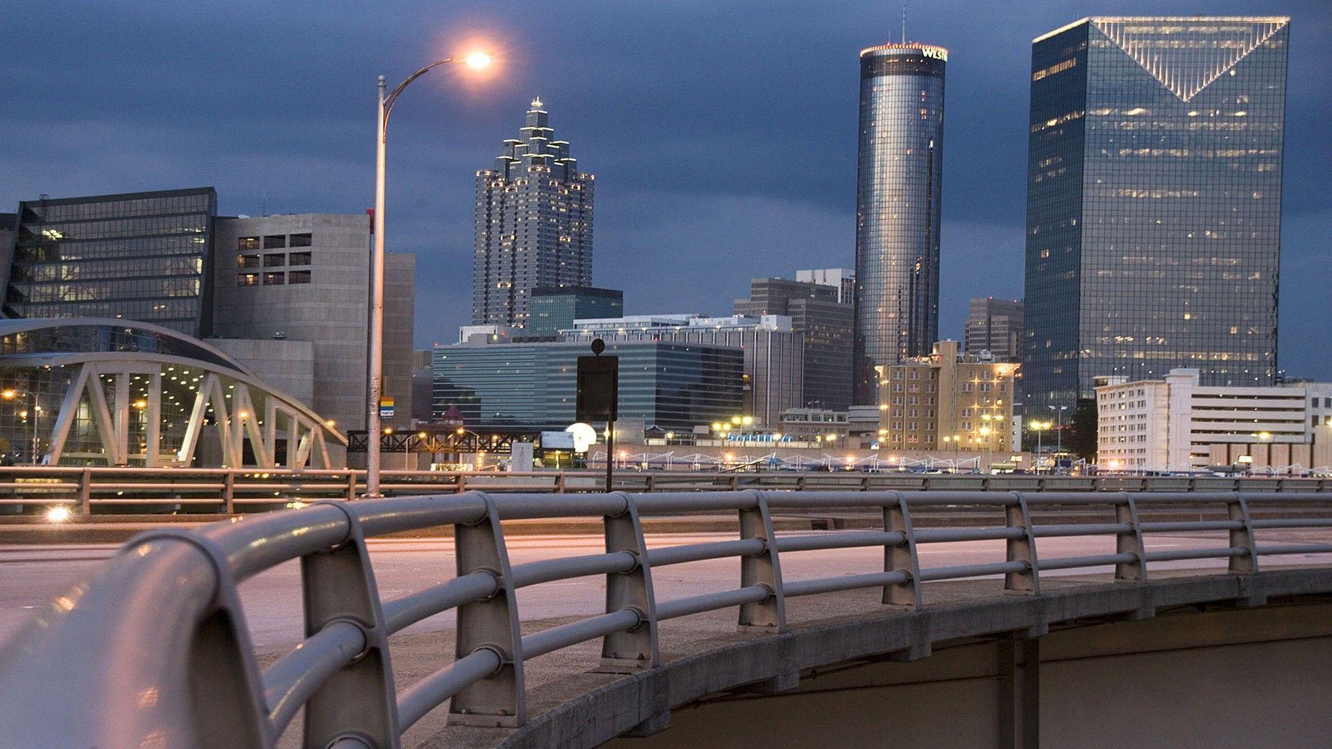 Atlanta Skyline Wallpapers Wallpaper Cave
