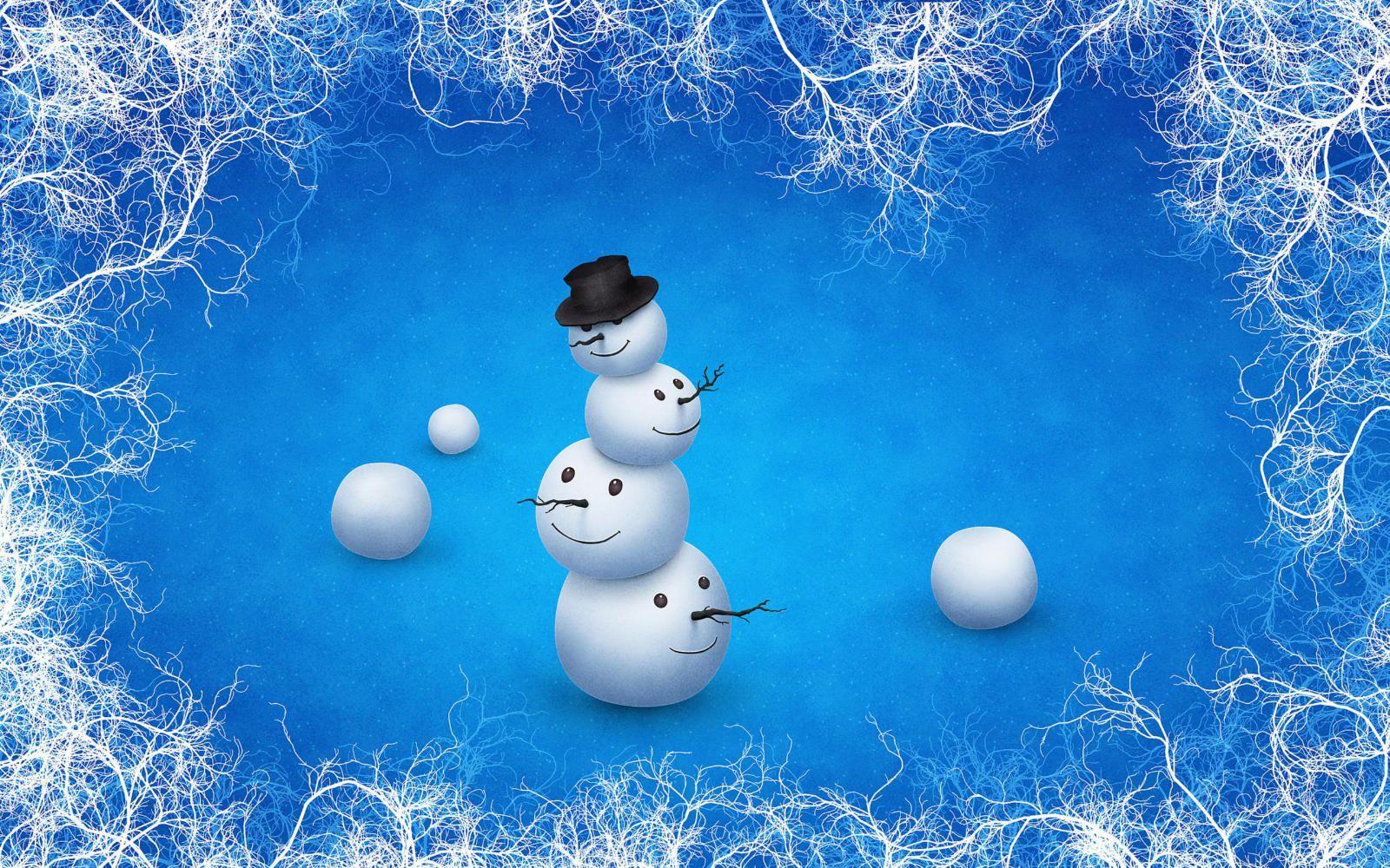 Download Merry Christmas Snowman Wallpaper Car Picture