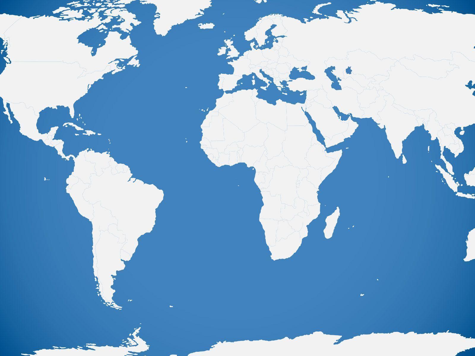 world map PPT Background
