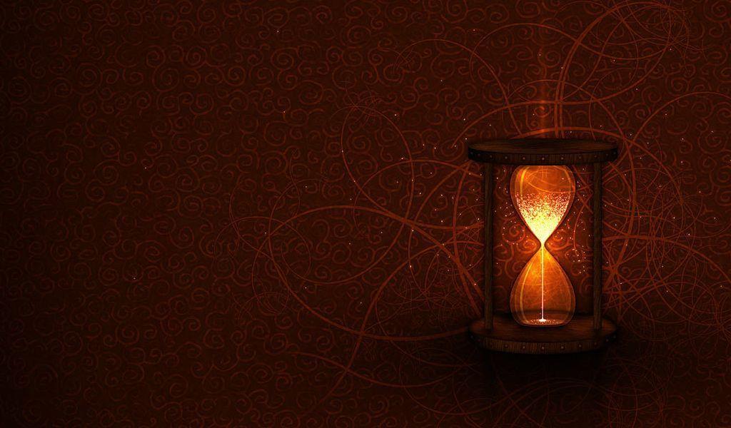 Download Hourglass Time Wallpaper 1024x600