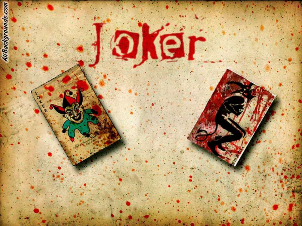 Joker Cards Background & Myspace Background