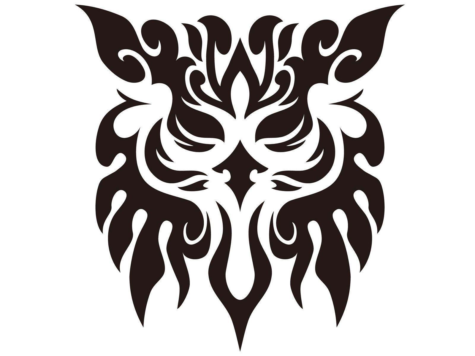 Owl Tribal Tattoo Design wallpaper