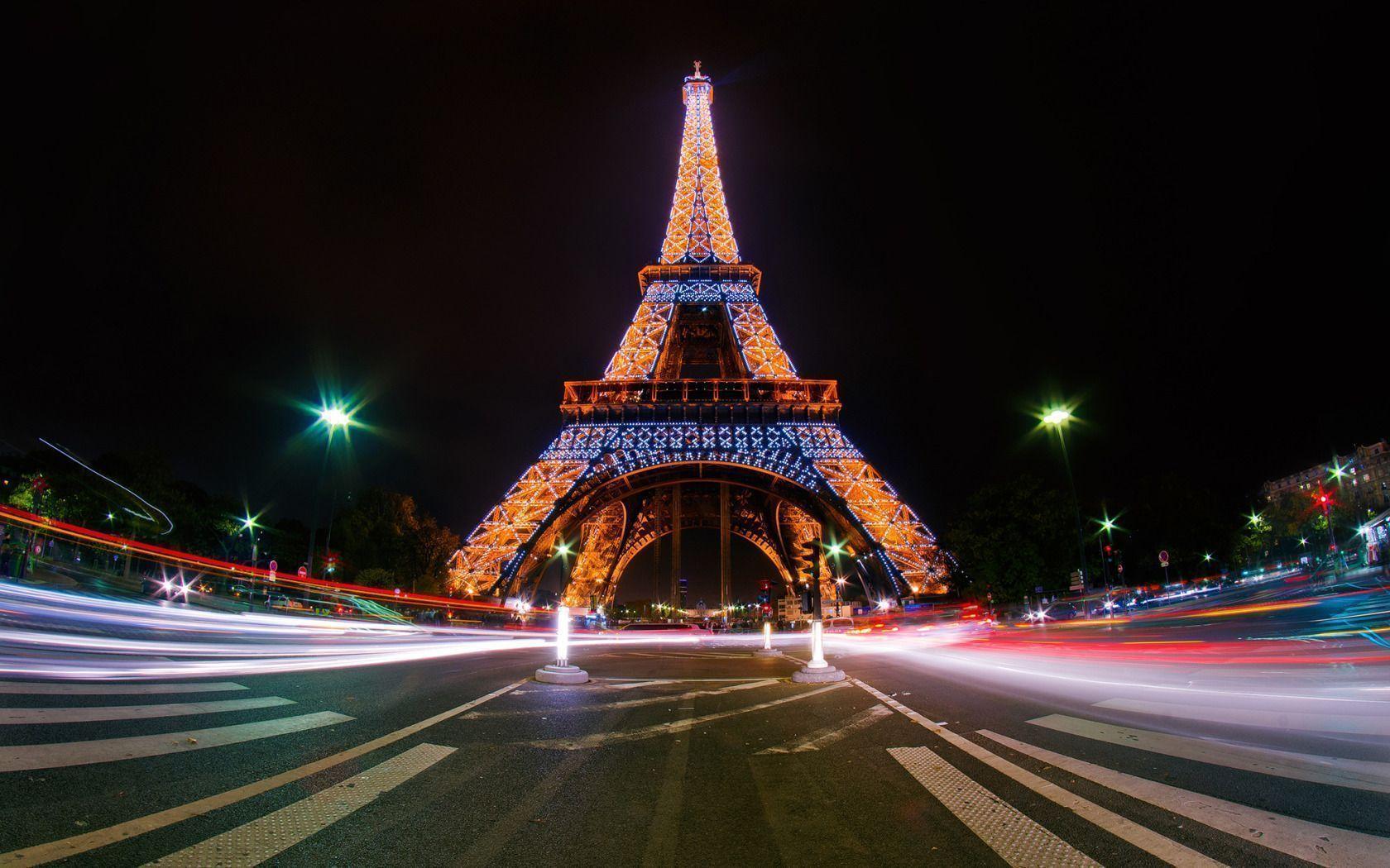 Eiffel Tower, Paris, France widescreen wallpaper. Wide