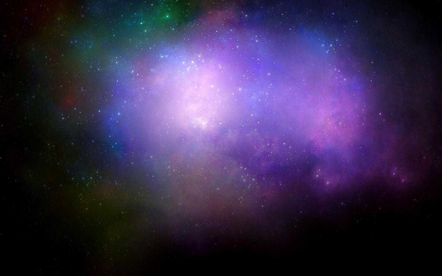 Wallpaper For > Purple Galaxy Background