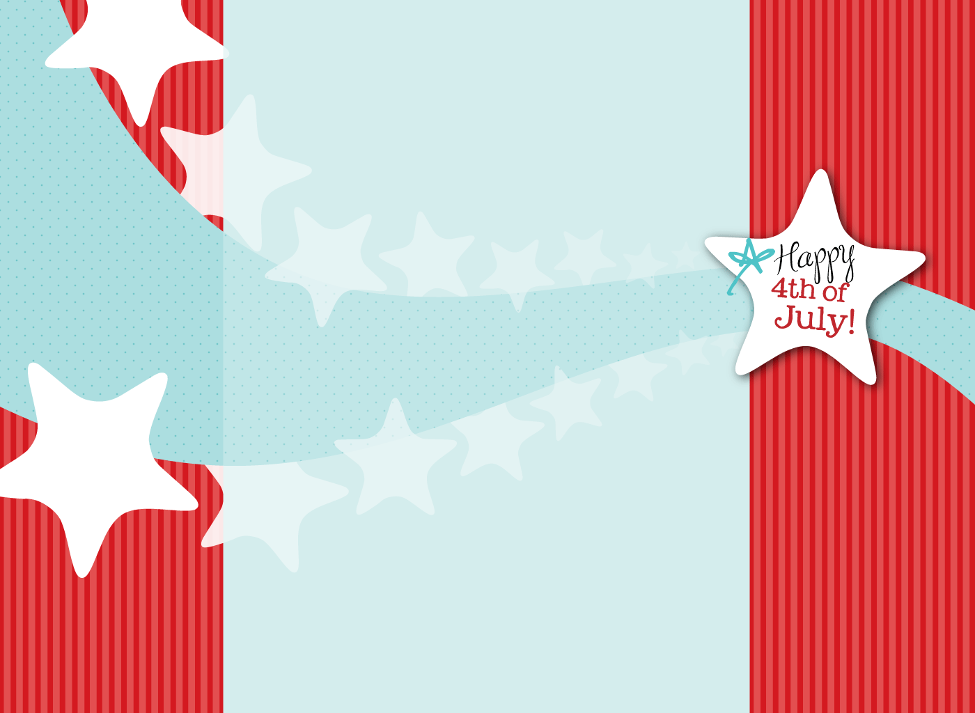 July 4th Celebrate PowerPoint Background and Wallpaper