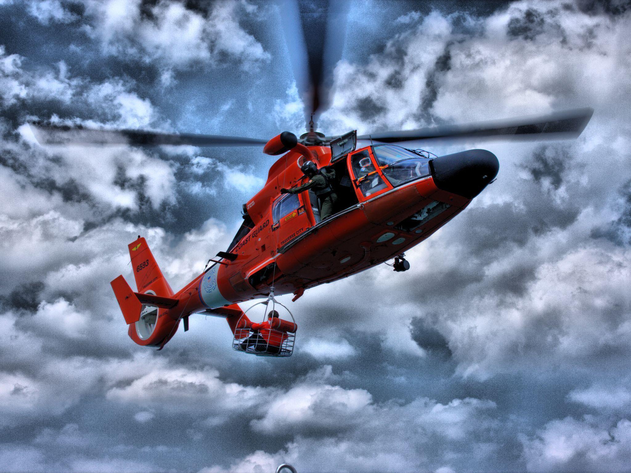 image For > Coast Guard Helicopter Wallpaper