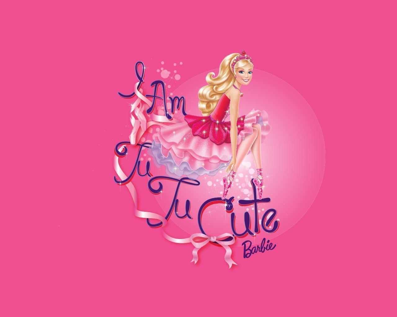 image For > Barbie Logo Black Background
