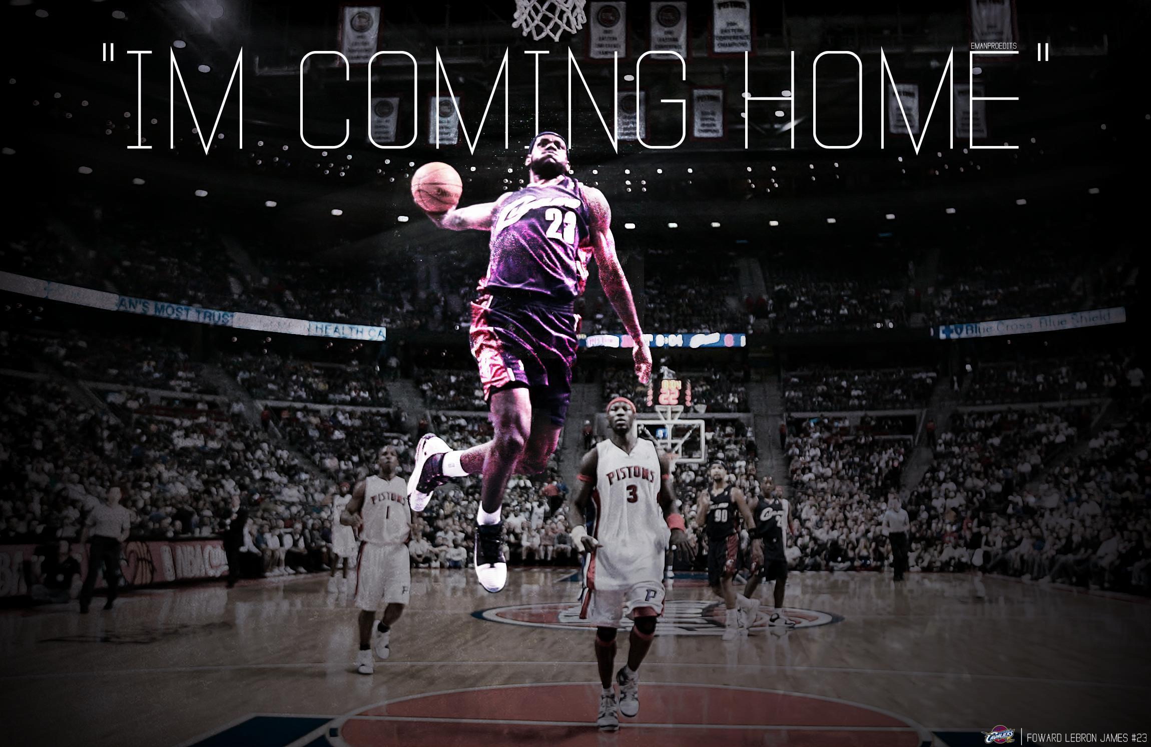 LeBron James returns to Cleveland Wallpaper