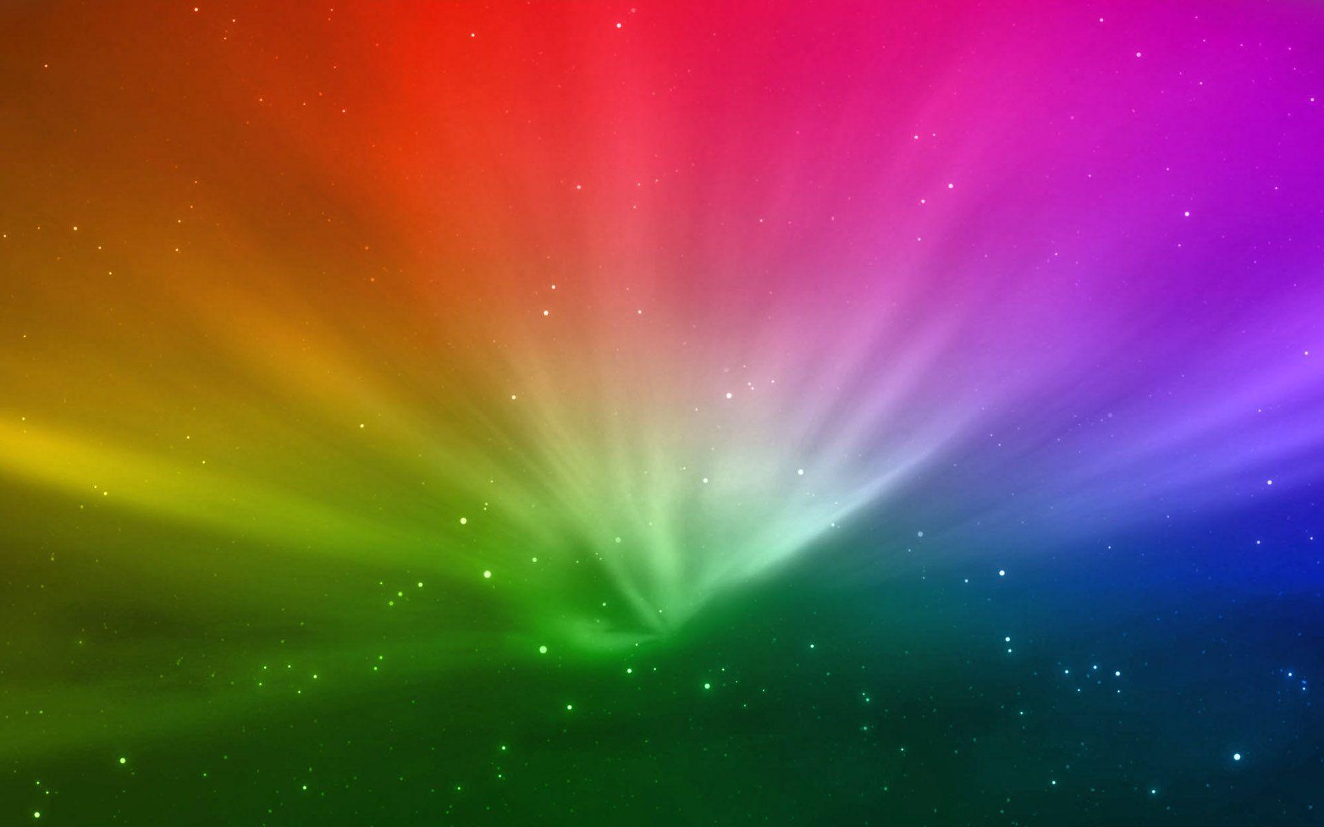 Rainbow Light Aurora Wallpaper