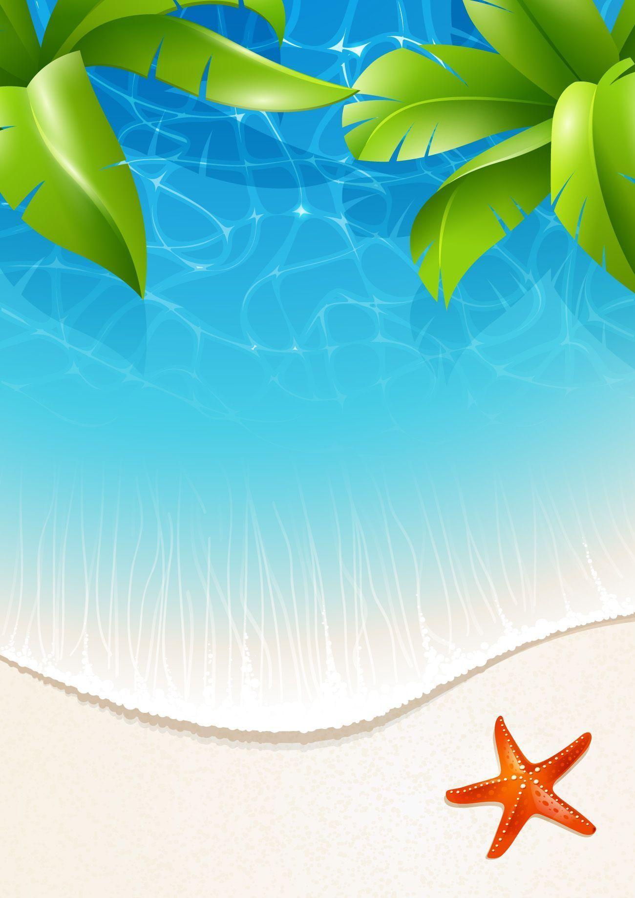 Beautiful Tropical Background vector 03 Background free