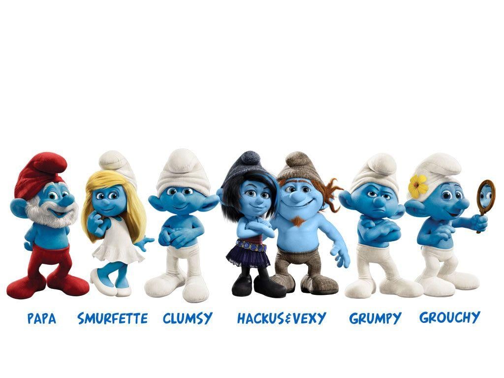 The Smurfs 2 All Character HD Wallpaper For Desktop Background