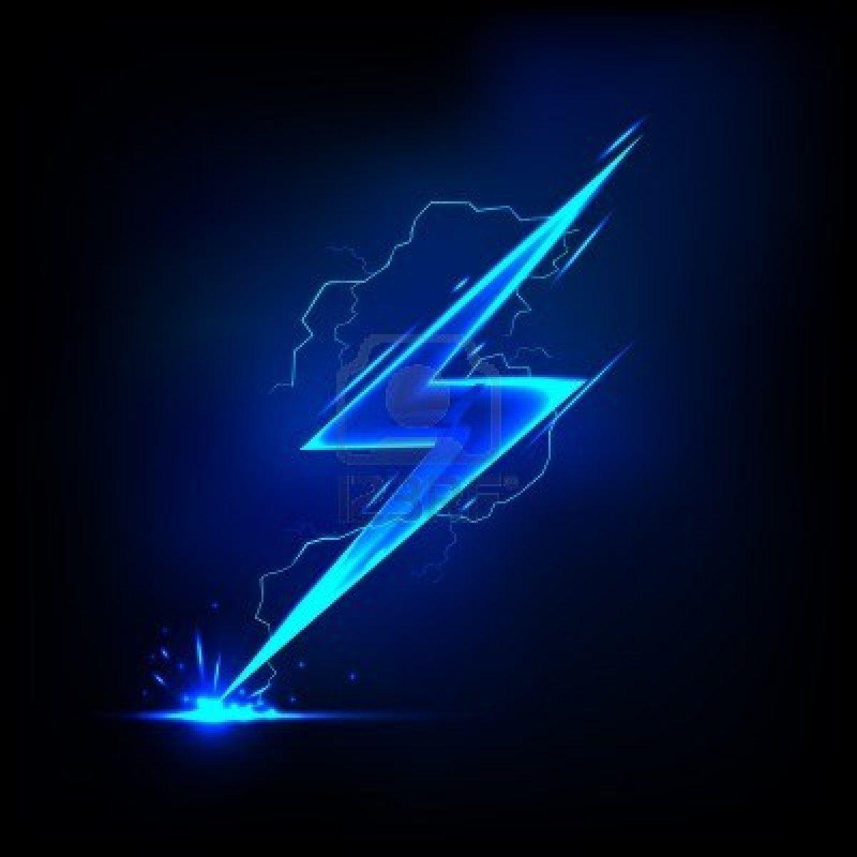 Lightning Bolt Black Background