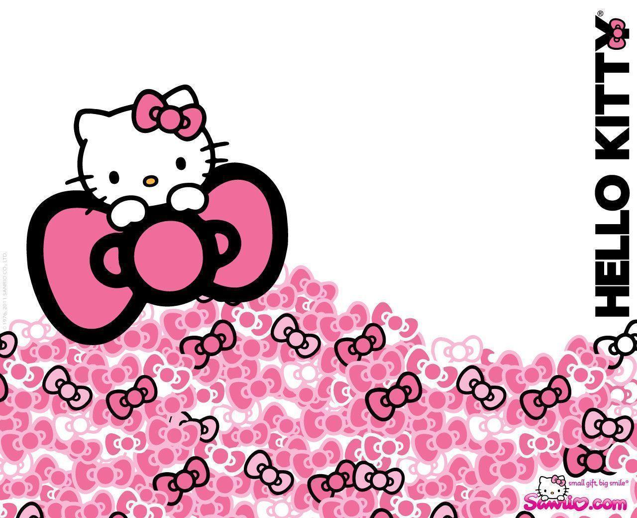 Hello Kitty Wallpaper from Sanrio Company. Hello Kitty Wallpaper