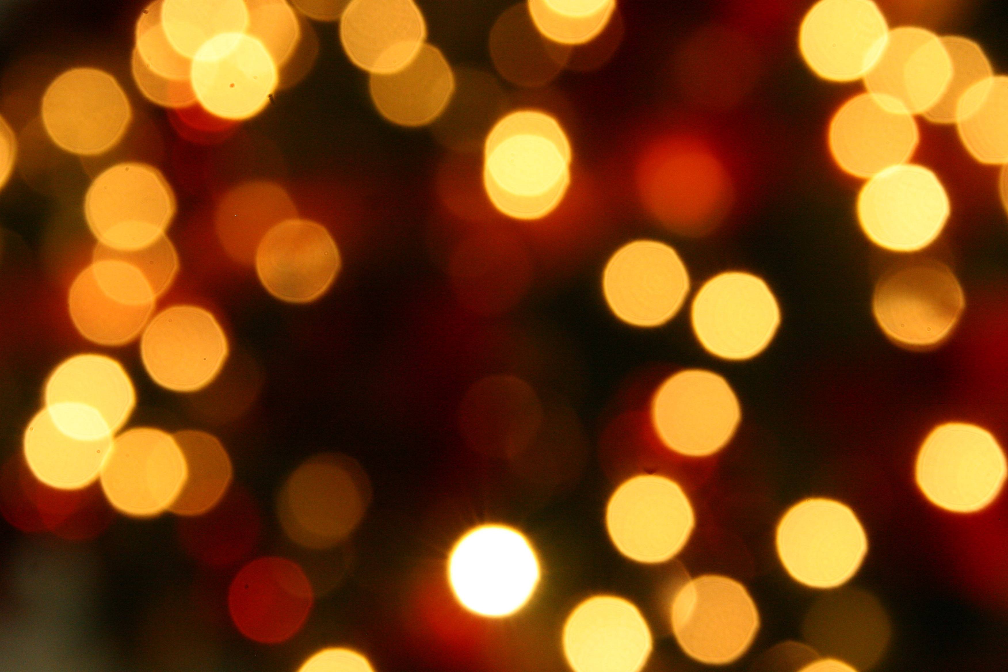 image For > Gold Christmas Light Background
