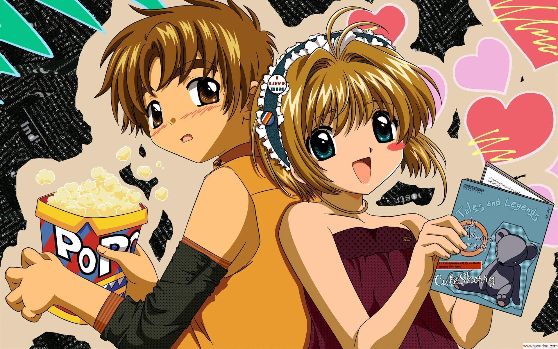 Wallpaper For > Cute Anime Couple Wallpaper For Desktop