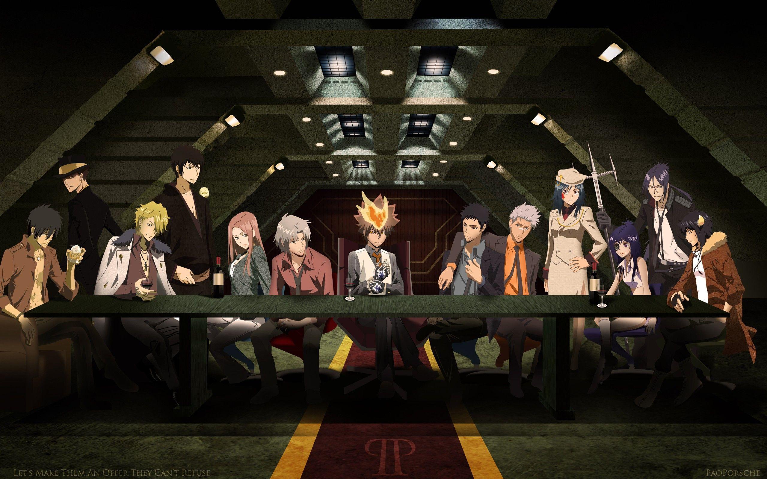 Katekyo Hitman Reborn The Last Supper Anime Anime Boys Wallpaper