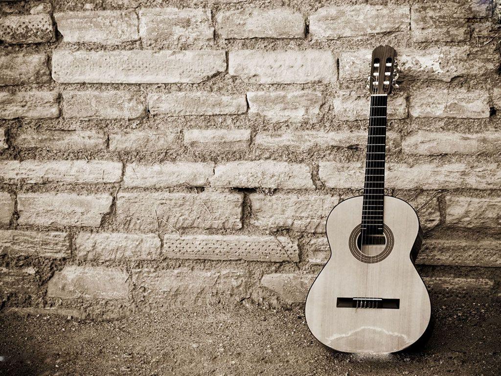 Musical Instrument Wall Paper
