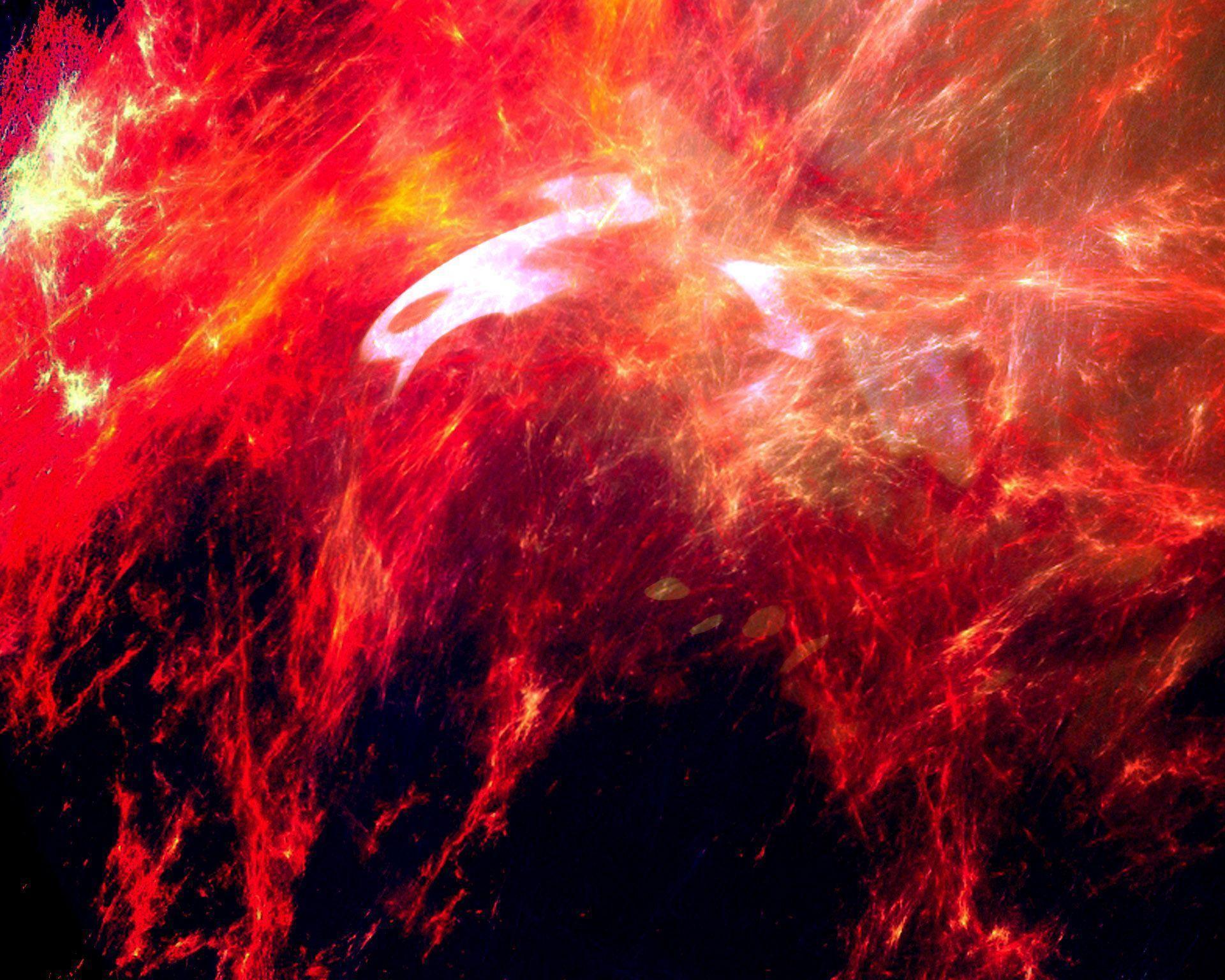 Abstract background fiery