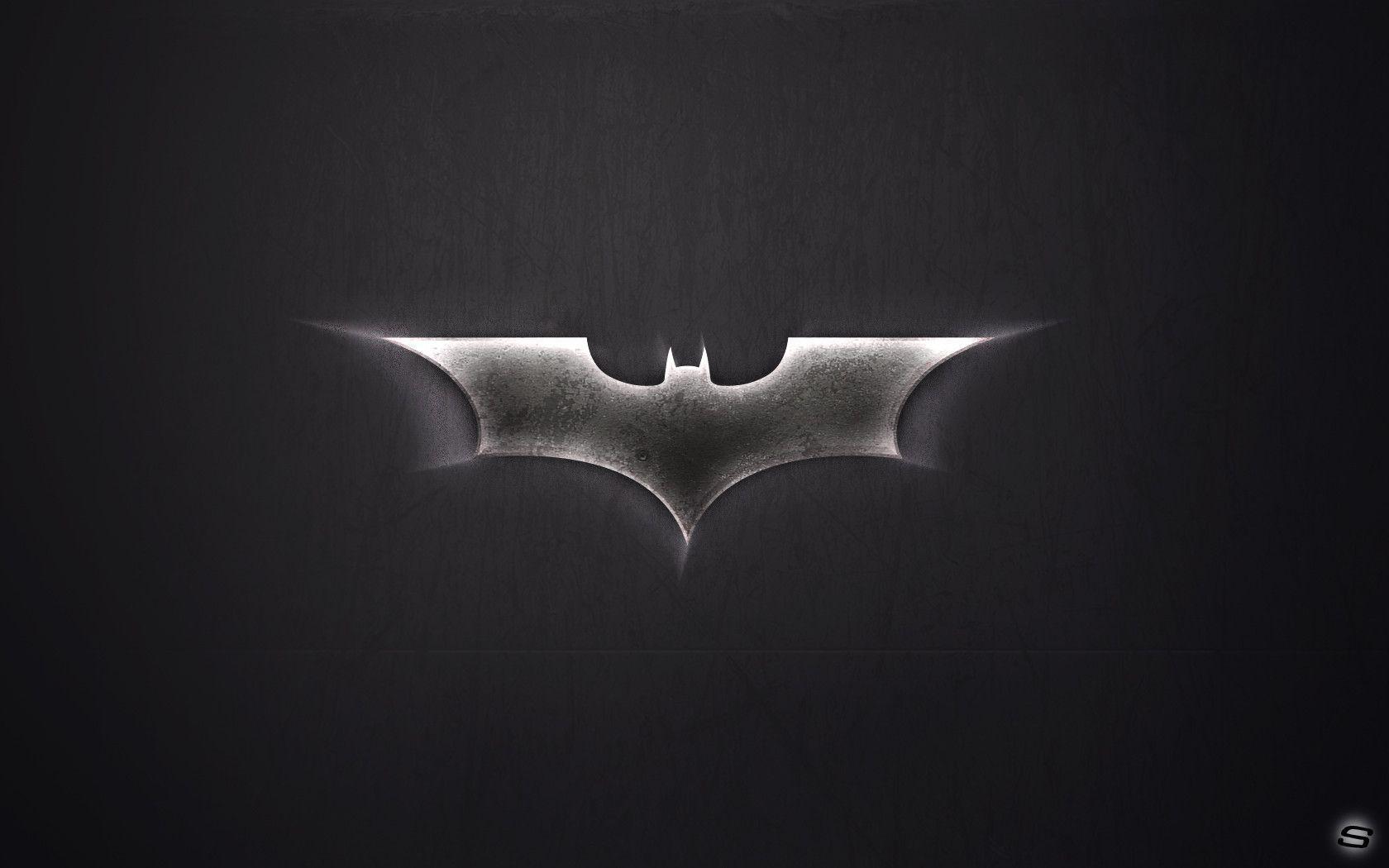 Wallpaper For > Black Batman Logo Wallpaper