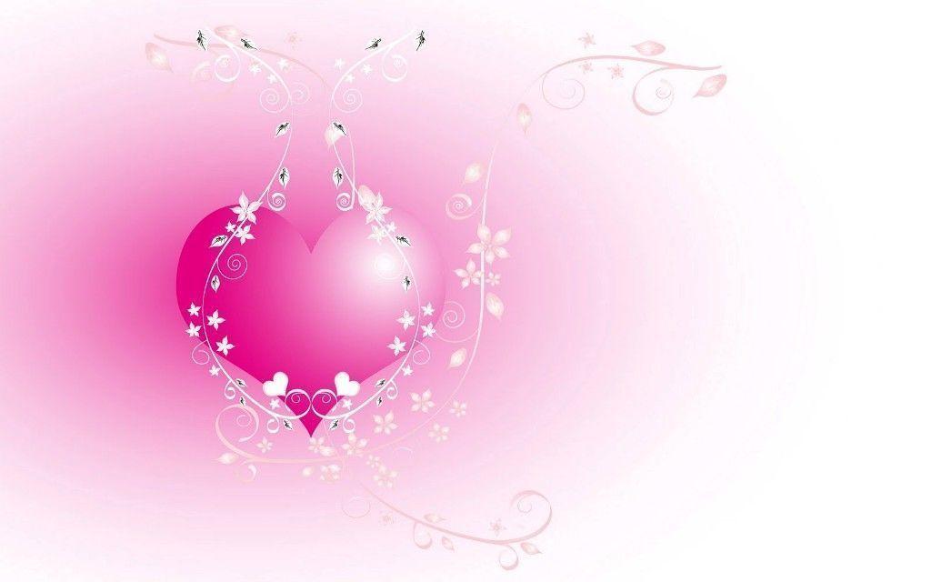 romantic pink heart Wallpaper, Photo, and Picture