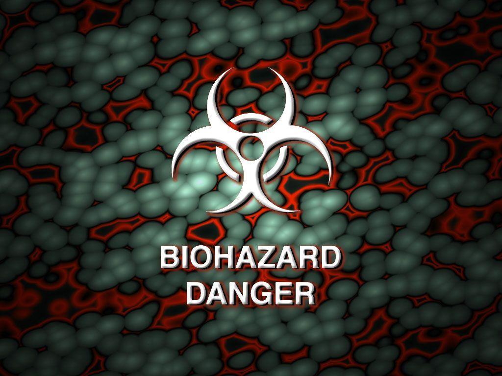 Biohazard Danger Background for Powerpoint Presentations